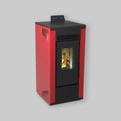 Stufa Pellet Ventilata Roxy 1-8 Kw 7.87 - Bordeaux