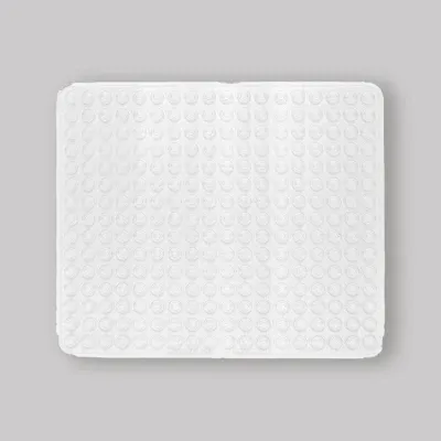Tappeto Doccia Antiscivolo Rettangolare Trasparente 80X60 Cm