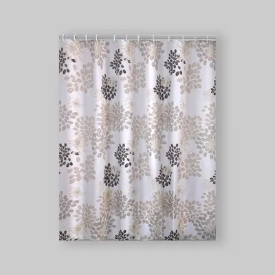 Tenda Doccia Caffe' 240X200 Bianco/Beige/Marrone