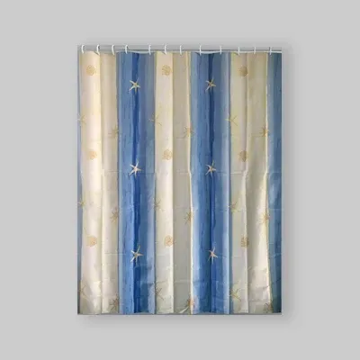 Tenda Doccia Oltremare 240X200 Beige/Azzurro