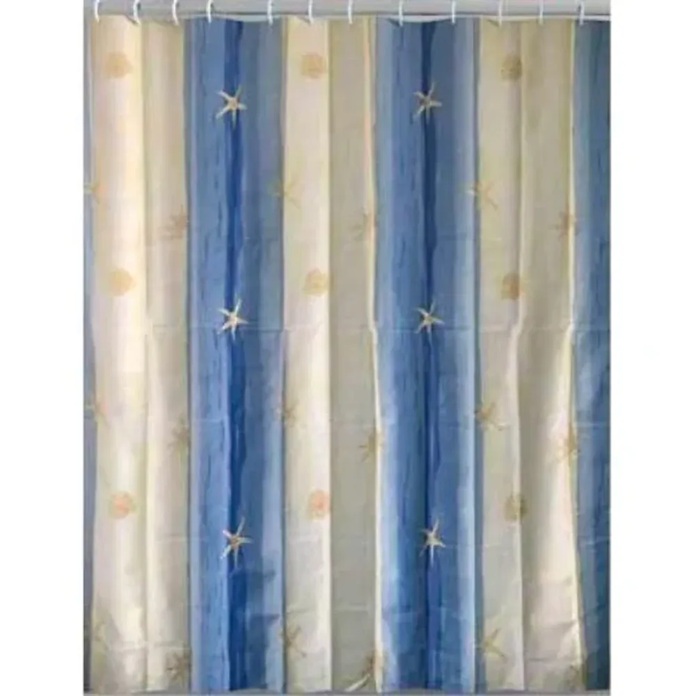 Tenda Doccia Oltremare 240X200 Beige/Azzurro
