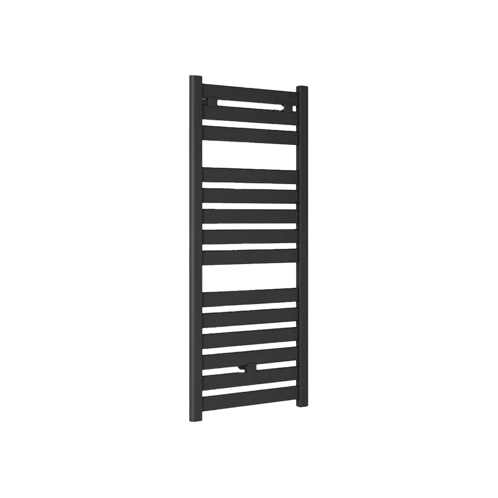 Termoarredo Capri Diritto Nero Opaco Ral 9005 1150 X 500 Int.450
