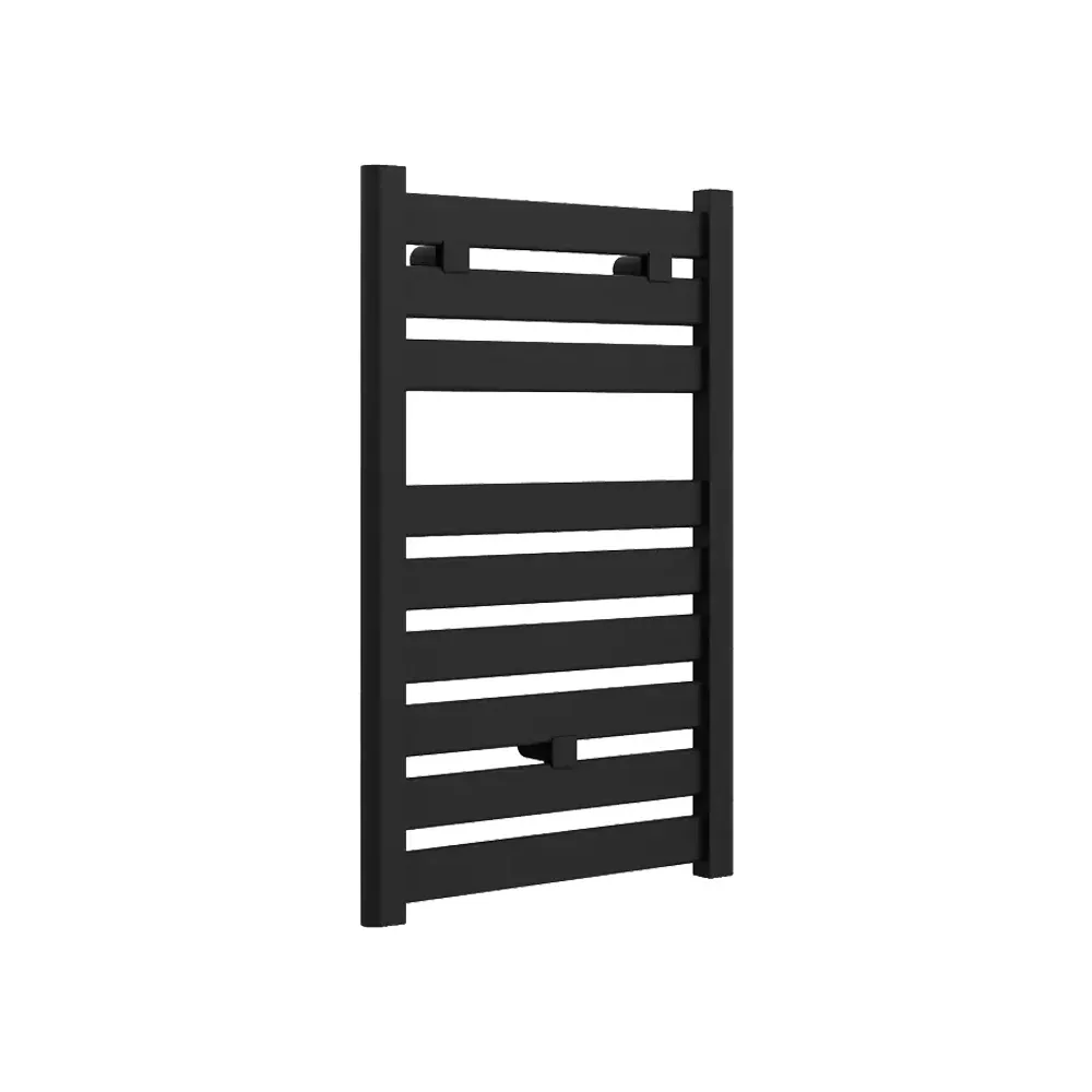 Termoarredo Capri Diritto Nero Opaco Ral 9005 719 X 500 Int.450