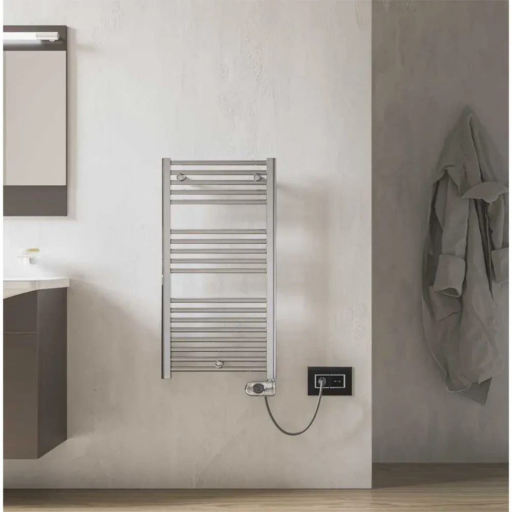 Termoarredo Elettrico "Cortina Evo" Cromo H.920 X L.480
