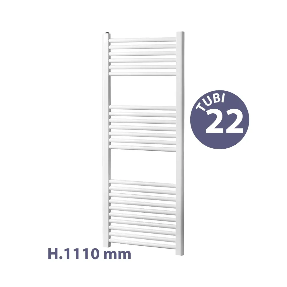 Termoarredo Sanremo Bianco Diritto H.1110 X L.550 X I.500