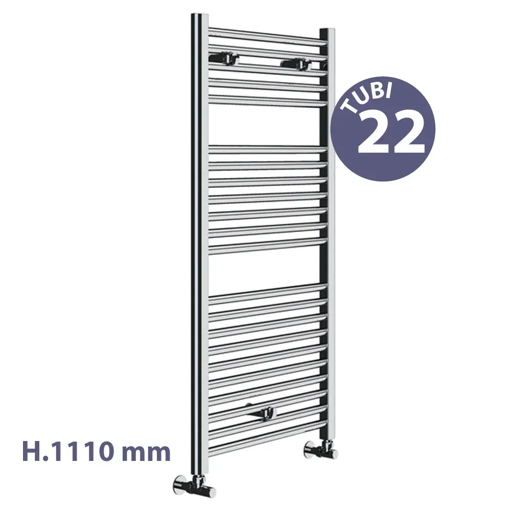Termoarredo Sanremo Cromato Diritto H.1110 X L.550 X I.500