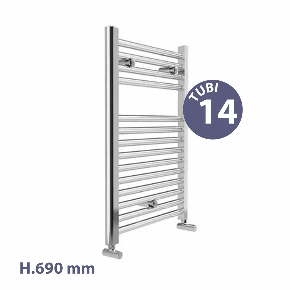 Termoarredo Sanremo Cromato Diritto H.690 X L.450 X I.400