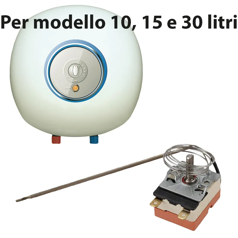 Termostati Per Scaldabagni 10 - 15 - 30 Lt Con Capillare