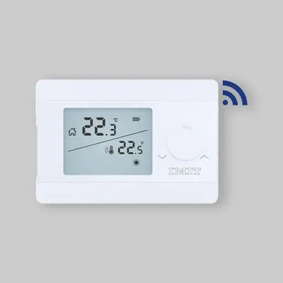 Termostato Ambiente Digitale "Silver Ta/Rf S" Radio 433 Mhz
