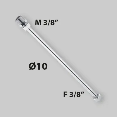 Tubetto Di Rame Cromo Mf 3/8" X 3/8" Cm 100