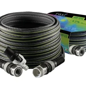 Tubi irrigazione Force flessibili grigio Fitt con lancia. Prezzo per rotolo.