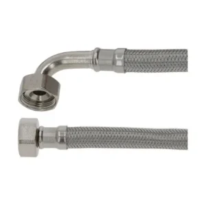 Tubo Carico Lavatrice Acciaio 3/4" Cm 200