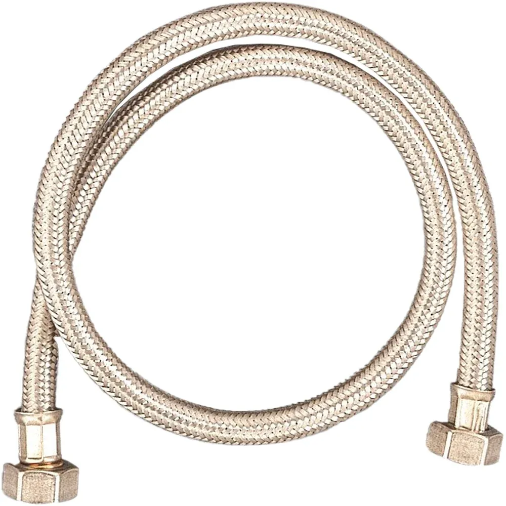 Tubo Carico Lavatrice Acciaio 3/4" Cm 200