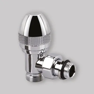 Valvola Ad Angolo Serie Ovus Cromo 1/2" X 24/19