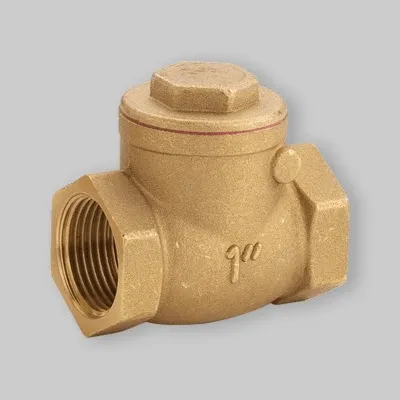 Valvola Clapet F/F Ottone Sede Gomma 4"
