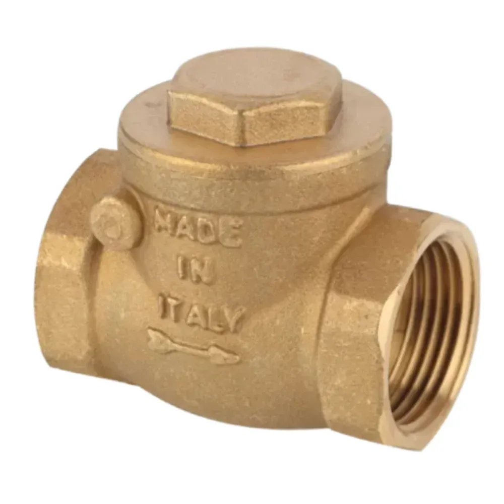 Valvola Clapet F/F Ottone Sede Gomma 4"