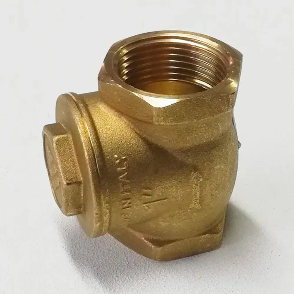 Valvola Clapet F/F Ottone Sede Gomma 1"