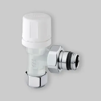 Valvola D'Arredo Squadro Termostatizzabile Bianca Arteclima 1/2"X24-19