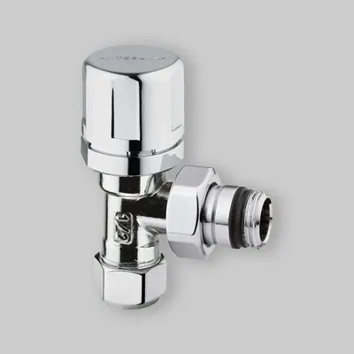 Valvola D'Arredo Squadro Termostatizzabile Cromo Arteclima 1/2" X 24 - 19