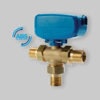 Valvola Deviatrice/Miscelatrice 3 Vie Motorizzata "Tmo 3" 1/2" Pn 10 Kvs 10