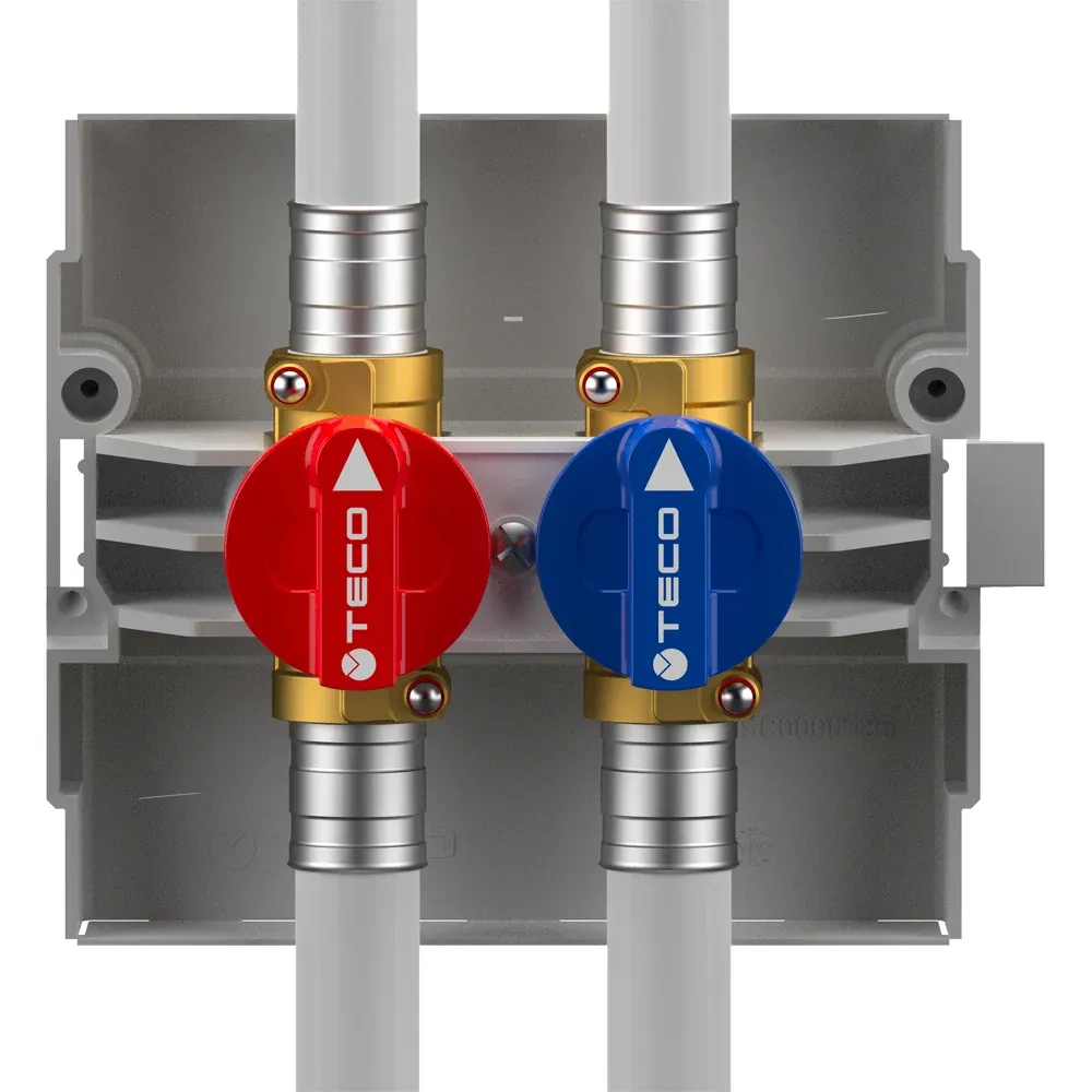 Valvola Di Intercettazione Per Impianti Sanitari K4.0 Teco Fastec 1/2"