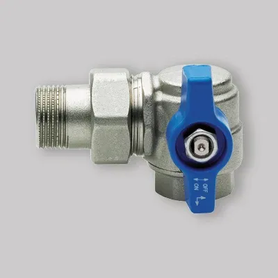 Valvola Squadra Per Collettori Con Presa Frontale Sx 1"1/4