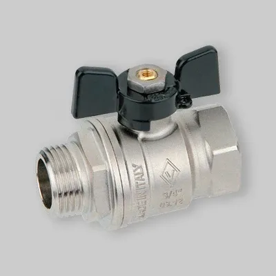 Valvole Sfera P. Totale M-F Farfalla Alluminio Bugatti 1" Dn 25 Pn 30