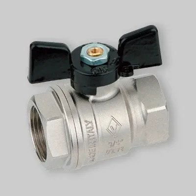 Valvole Sfera P. Totale F-F Farfalla Alluminio Bugatti 1" Dn 25 Pn 30