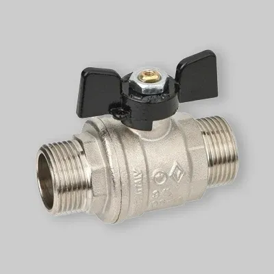 Valvole Sfera P. Totale M-M Farfalla Alluminio Bugatti 1" Dn 25 Pn 40