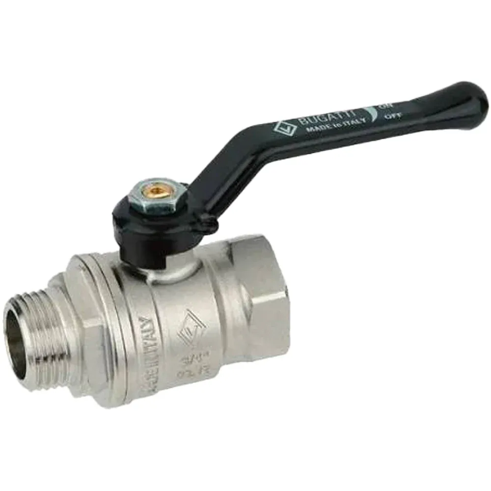 Valvole Sfera P. Totale M-F Leva Alluminio Bugatti 1"1/2 Dn 40 Pn 20