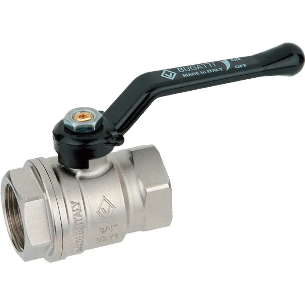 Valvole Sfera P. Totale F-F Leva Alluminio Bugatti 1"1/4 Dn 32 Pn 20