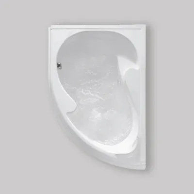 Vasca Asimmetrica Gea Solo Guscio 150X100 Cm Dx
