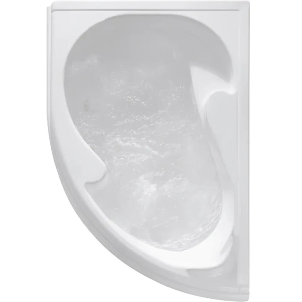 Vasca Asimmetrica Gea Solo Guscio 150X100 Cm Sx