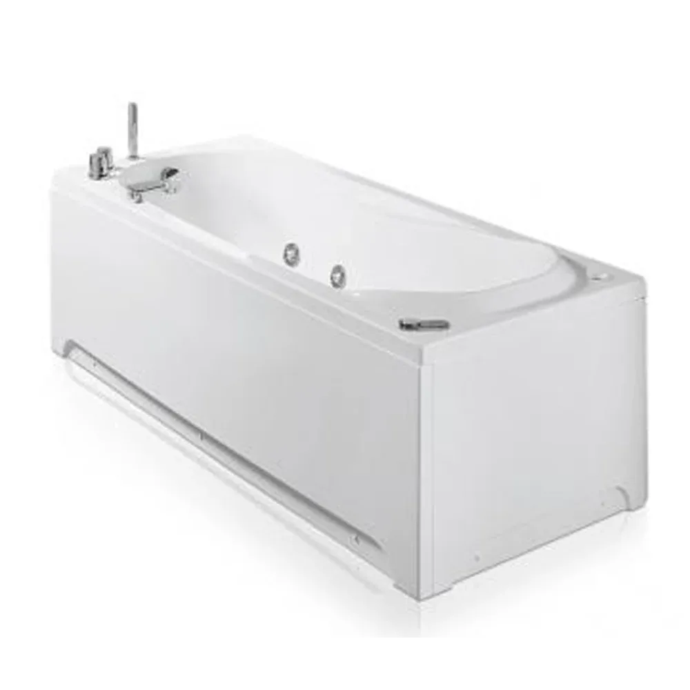 Vasca Idromassaggio Rettangolare Gea Con Telaio E Pannelli 160X70 Cm