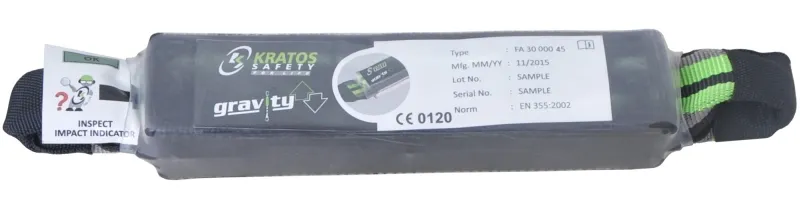 Assorbitore di energia Kratos realizzato con cinghia larga 44 mm FA3000045