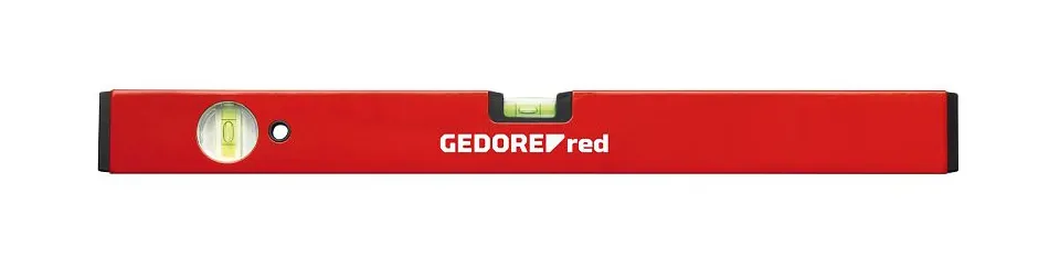 Livella rossa GEDORE lunghezza 600 mm 2x livellatori alluminio 3301436