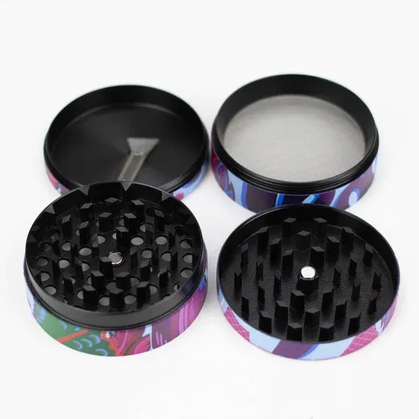 Indica 4 Part Gorilla Zinc Grinder con Rivestimento Antiusura