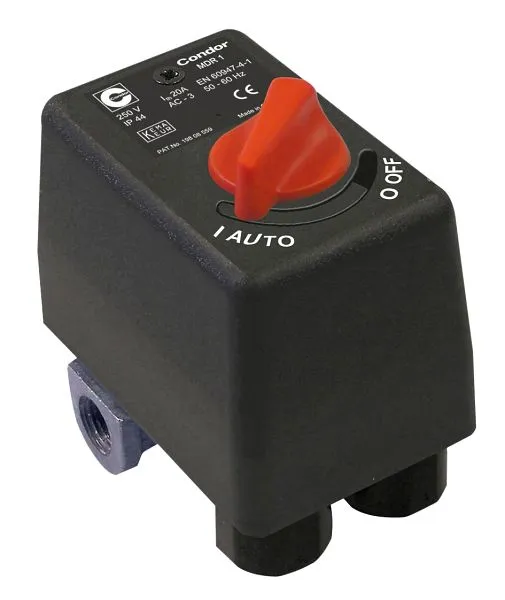 Pressostato ELMAG CONDOR MDR 1/11 bar 230 volt inclusa valvola limitatrice di pressione AEV 1 S 11919 IP44 per Esterni