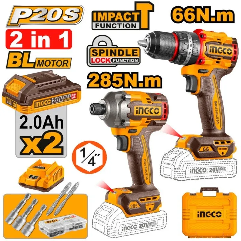Kit Trapano Cidli206681 + Avvitatore Cirli20281 18V