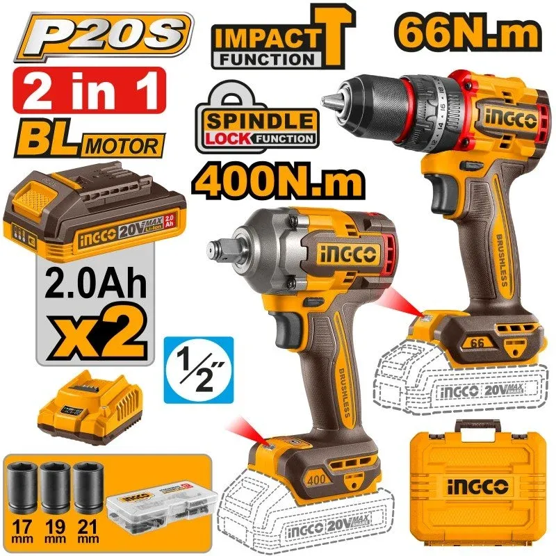 Kit Trapano Cidli206681 + Avvitatore Ciwli20401 | Consegna Rapida