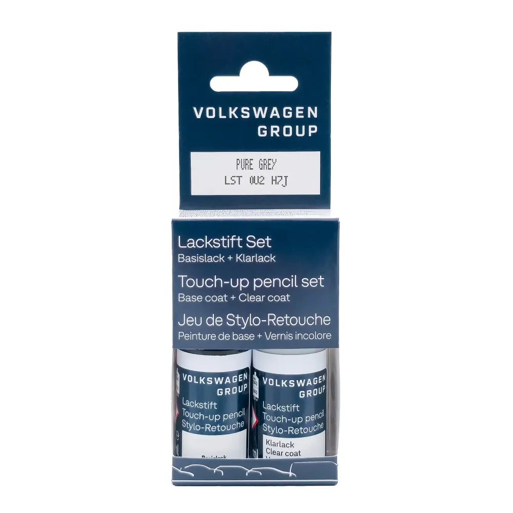 Set di stick per ritocchi VW LH7J/H7J - Grigio puro con vernice trasparente, LST0U2H7J