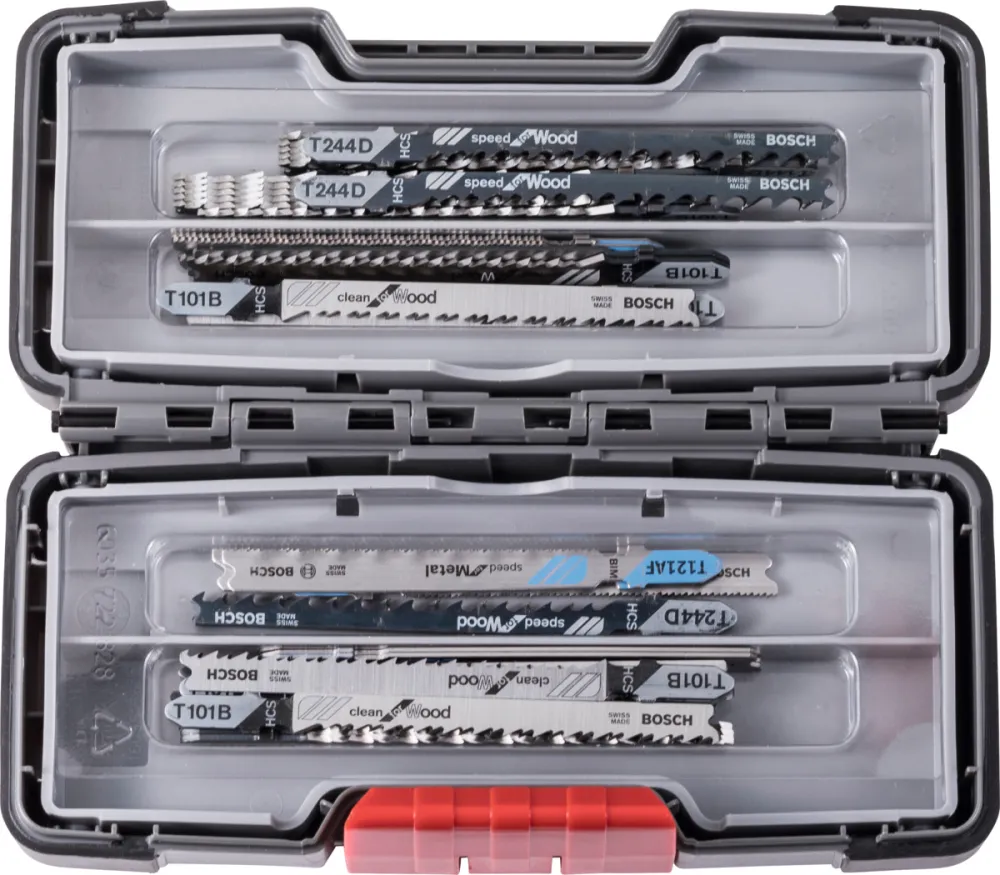 BOSCH Set di lame per seghetti alternativi, toughbox 40 pezzi, universali, Modello: WM