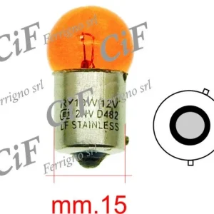 Lampada arancio 12V 10Watt