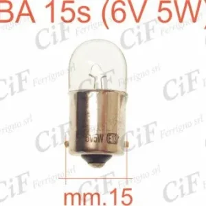 Lampada 6V 5Watt luce posizione anteriore/posteriore