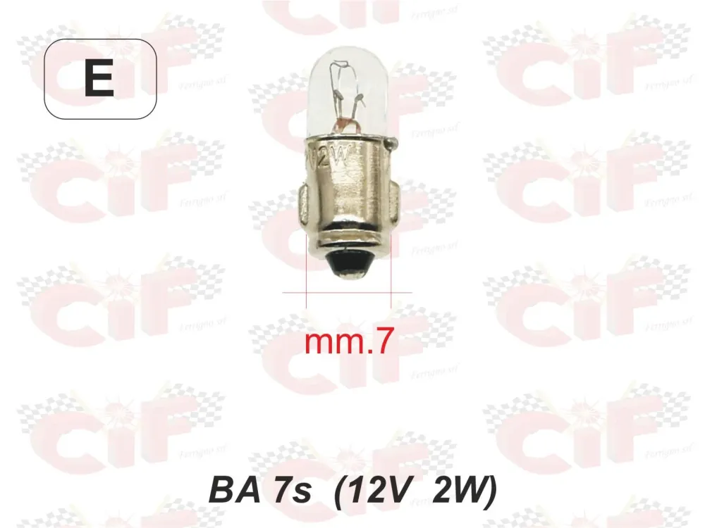 Lampada 12 Volt 2Watt Vespa