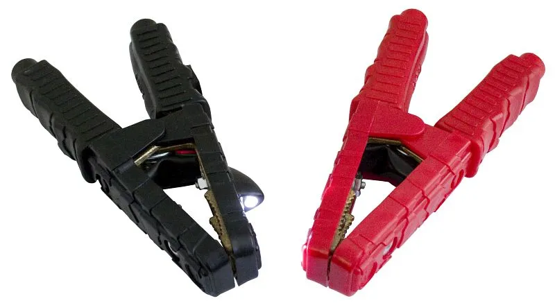 Bandiera da Auto Morsetto ELMAG (rosso +) pieno isolato 850 lunghezza: 165 mm per START BOOSTER 1800/2500 GYSFLASH 100-12...