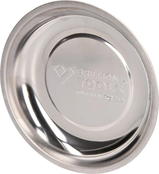 Copri Specchietto Piastra magnetica acciaio inox Brilliant Tools Ø 15 cm BT691160