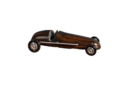 Figurina di auto pelle marrone Pelle Chehoma - 61cm con Ventosa Forte