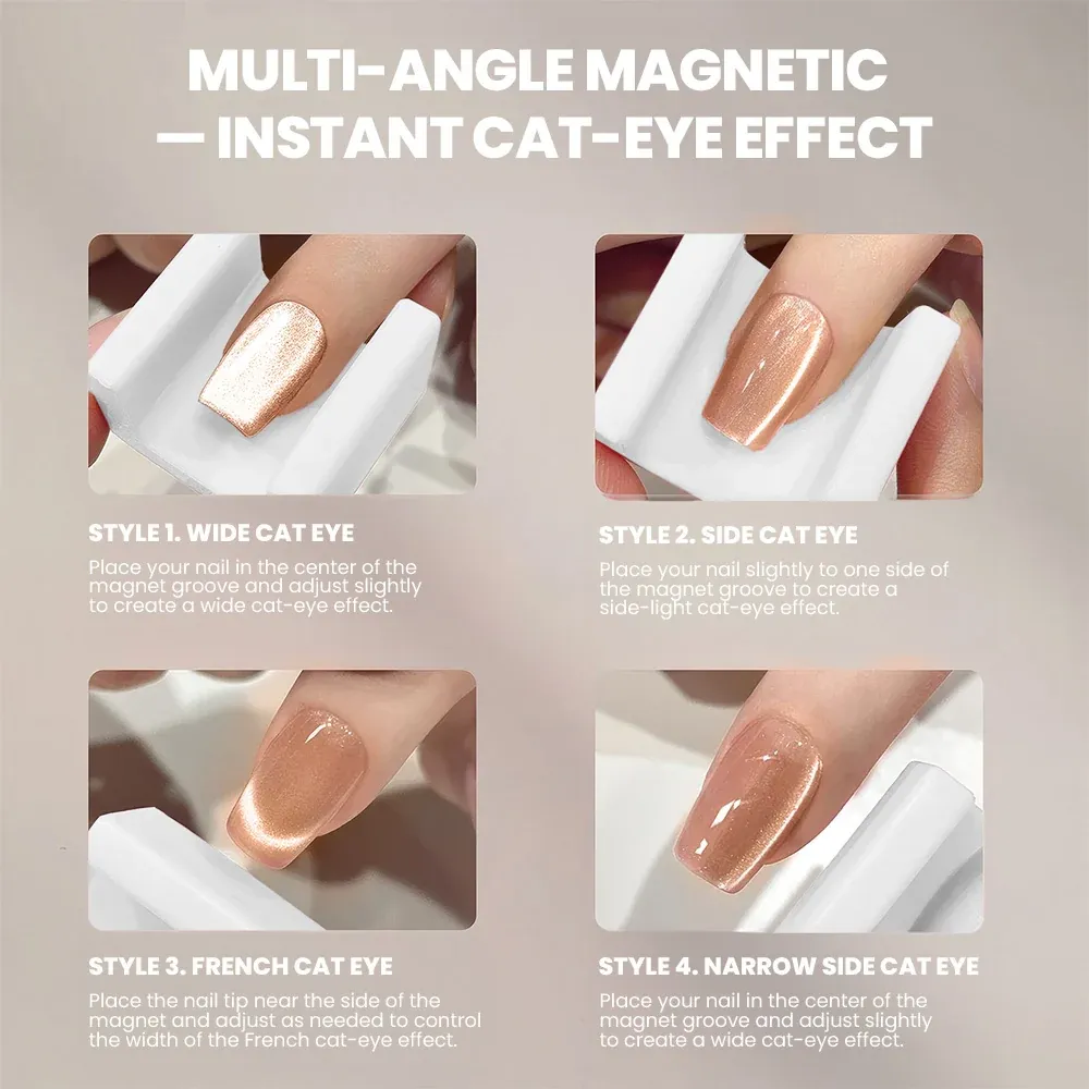 Peluche da Cruscotto 5D Cat Eye Magnet Tool - Multi-Angle Magnetic Wand Gel Polish Nail Art