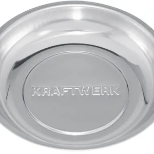 Piastra magnetica Kraftwerk acciaio inox Ø150x40x40 mm 2950 con Logo del Team